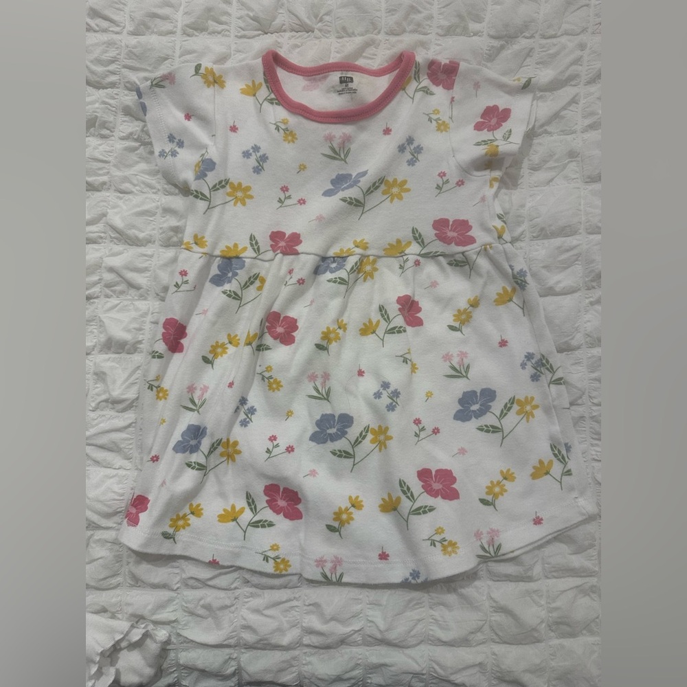 HB Pink and White Toddler Dress Size 5